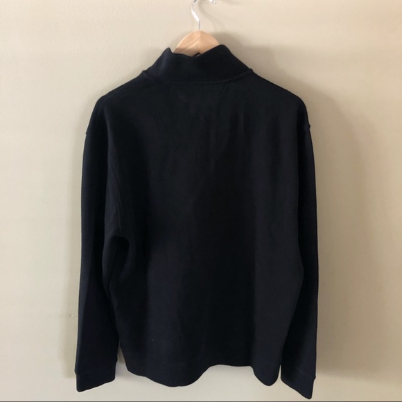 Tommy Hilfiger Black Quarter Zip - Picture 3 of 3